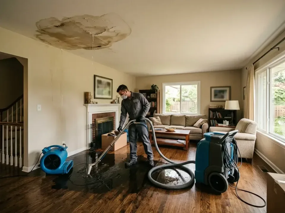 attic-pipe-burst-ceiling-drip-008 — frequently asked questions, Water Damage Restoration & Carpet Care in Moss Point, MS